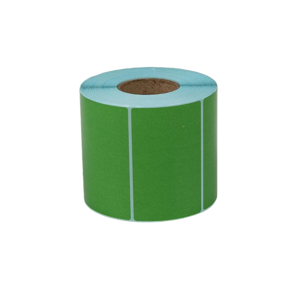 green color thermal label paper roll