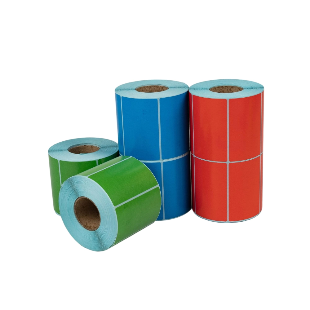 color thermal label sticker 80mm wide roll