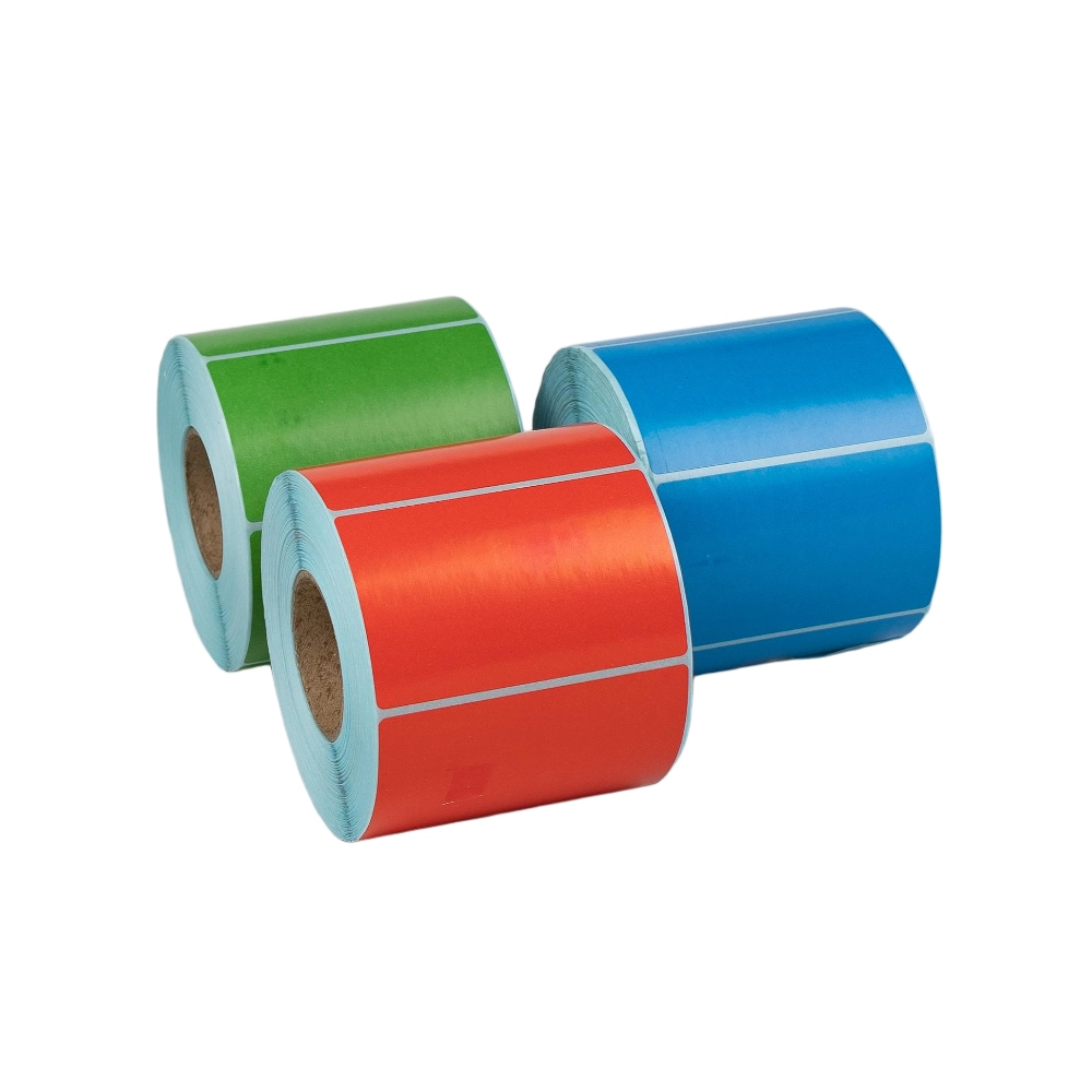 80mm coloured direct thermal label paper