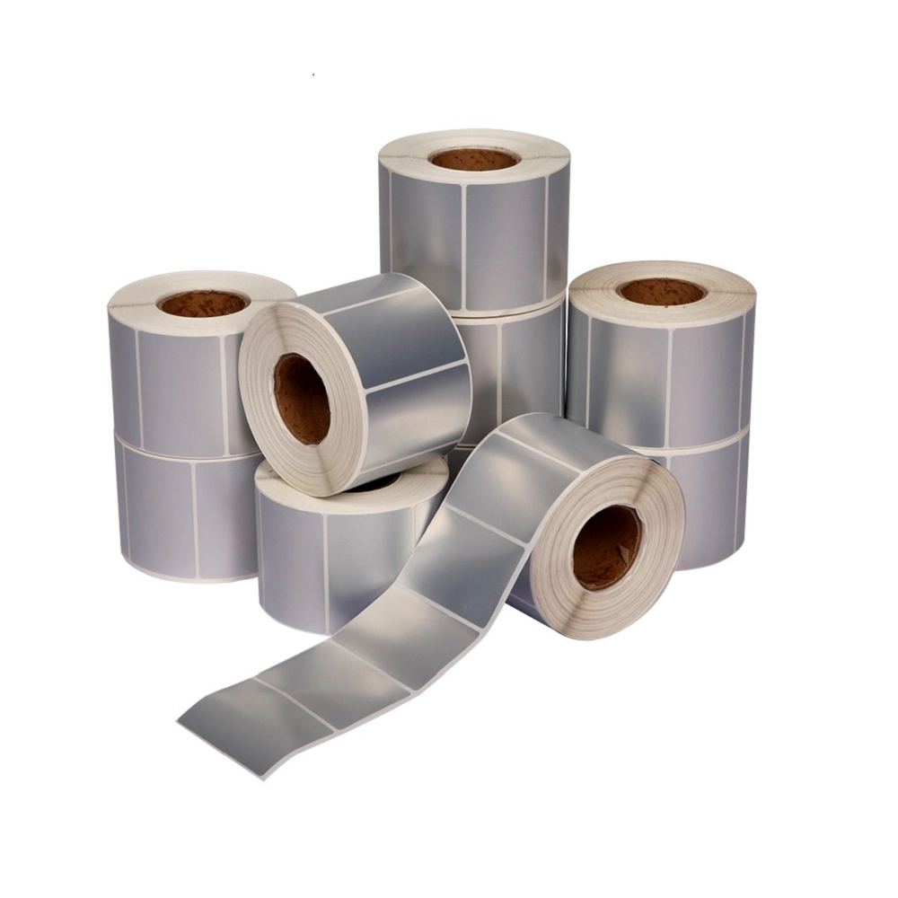 logistic thermal label sticker roll for barcode printing