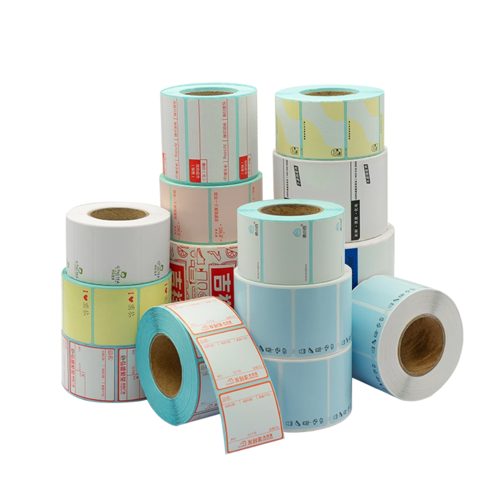 thermal sticker label paper roll OEM factory direct