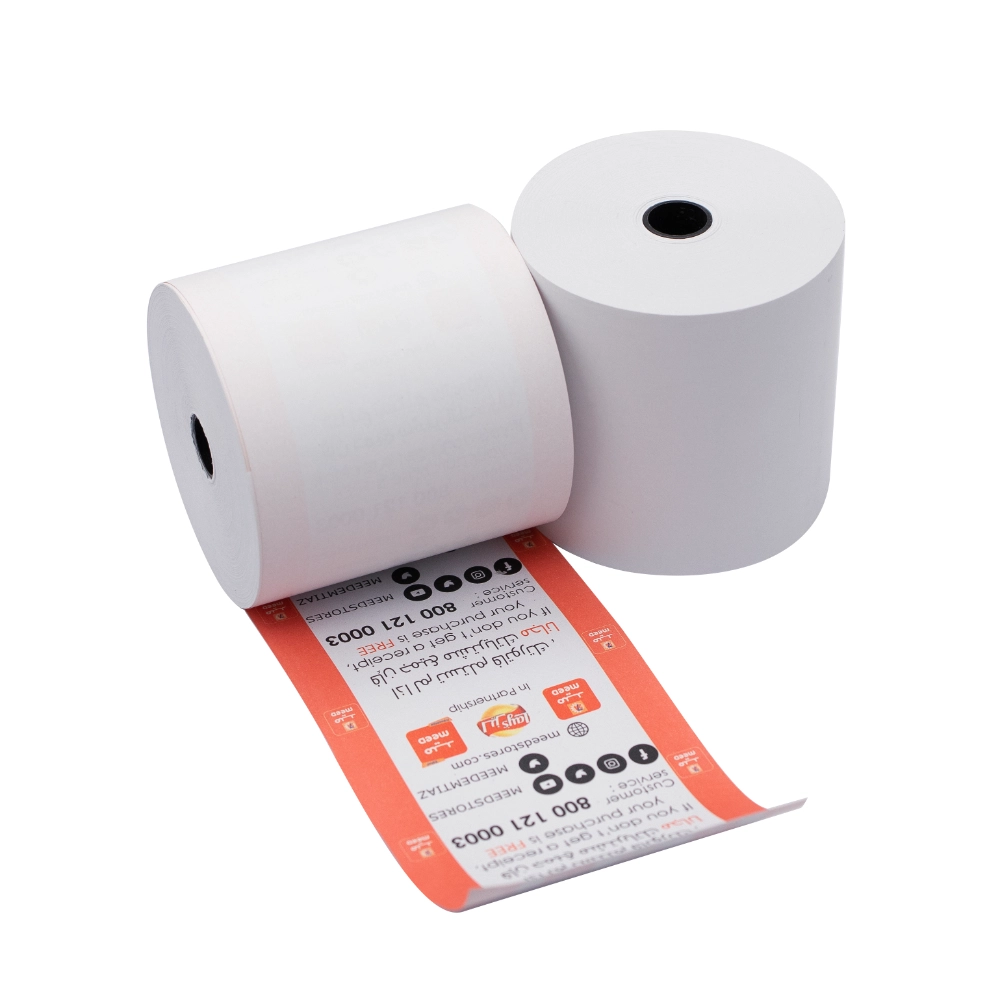 ATM receipt paper roll 80 mm × 180 mm