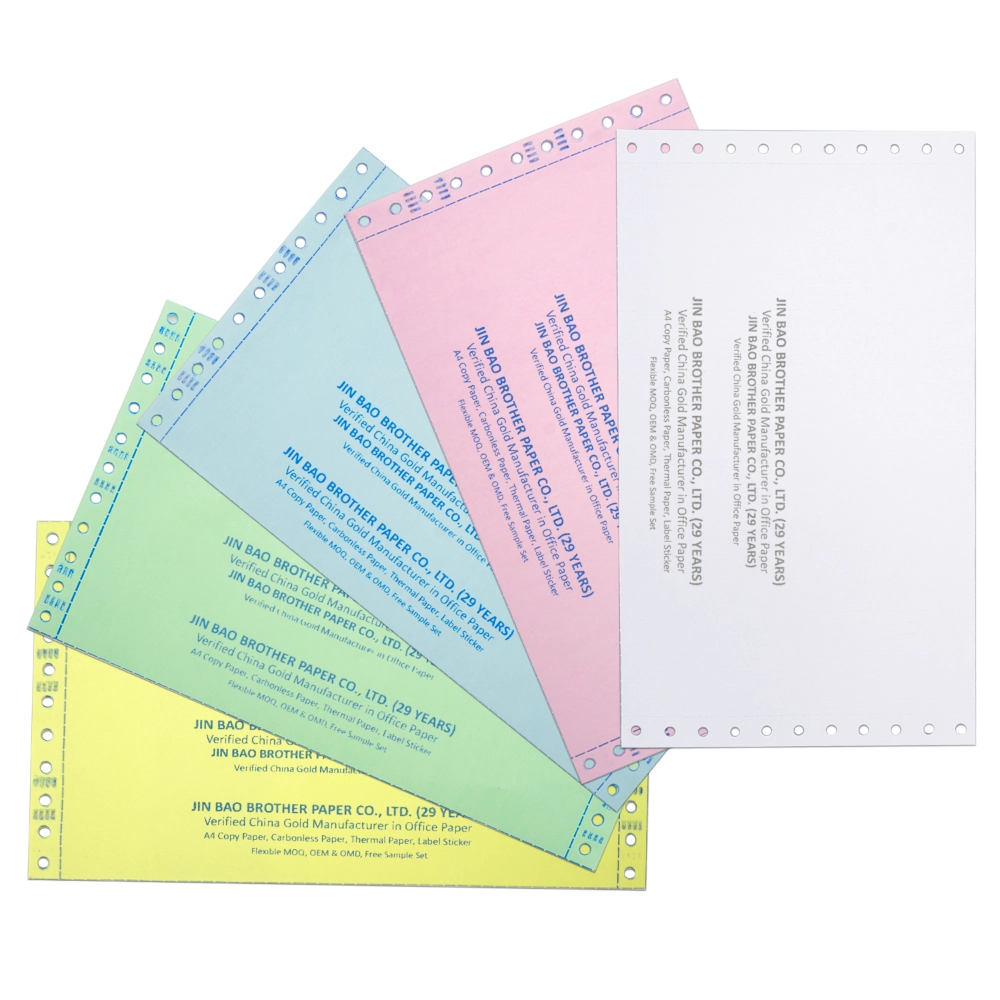 3-ply carbonless continuous feed computer printer paper