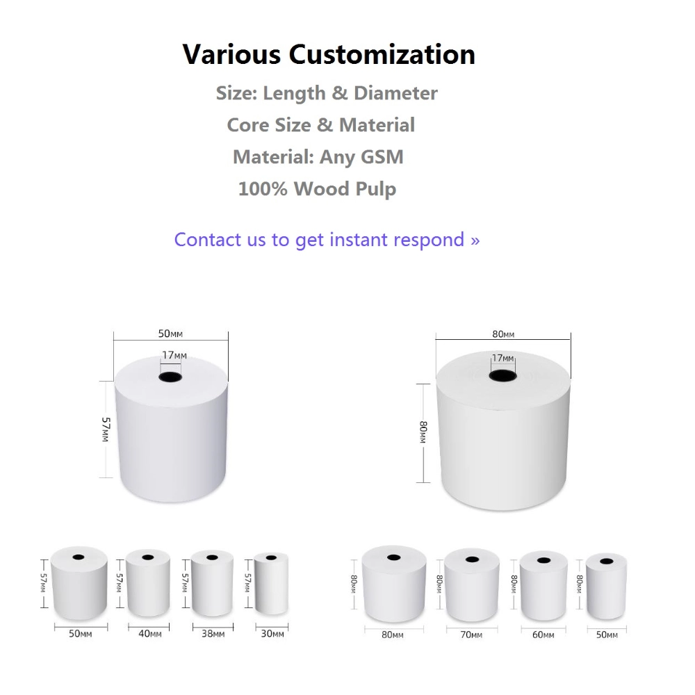 80mm cash register thermal roll wholesale