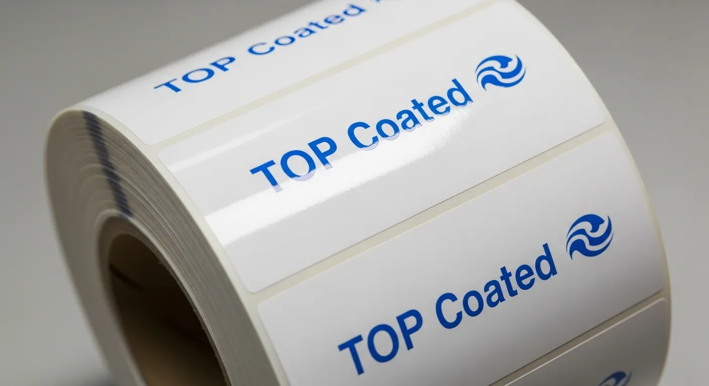 ملصق مطلي علوي