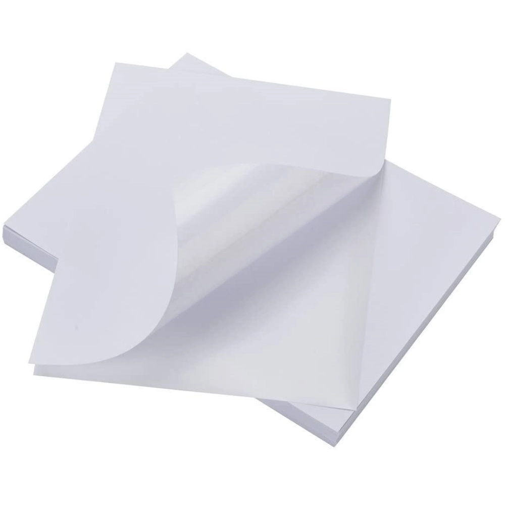 top coated label adhesive sticker