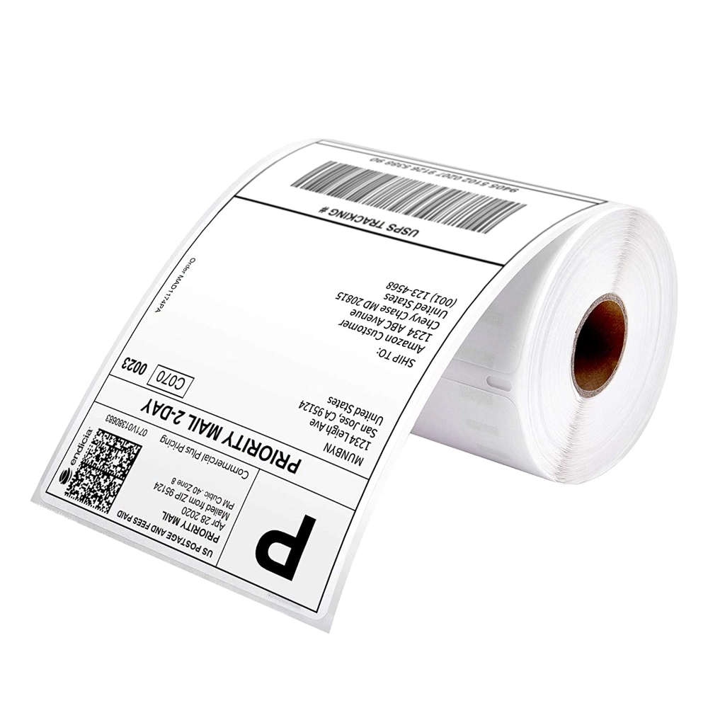 top coated thermal label paper roll