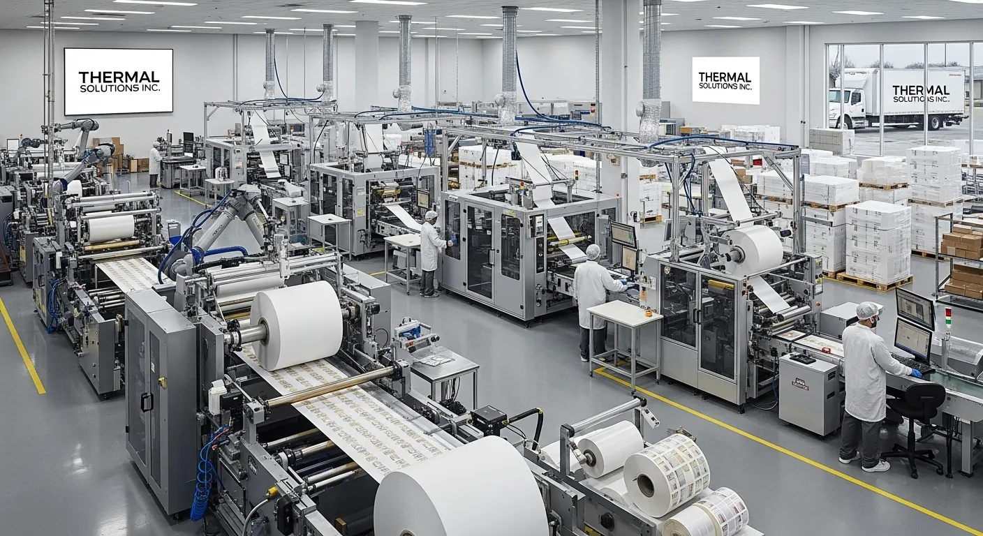 Produttore di etichette termiche rivestite di alto livello