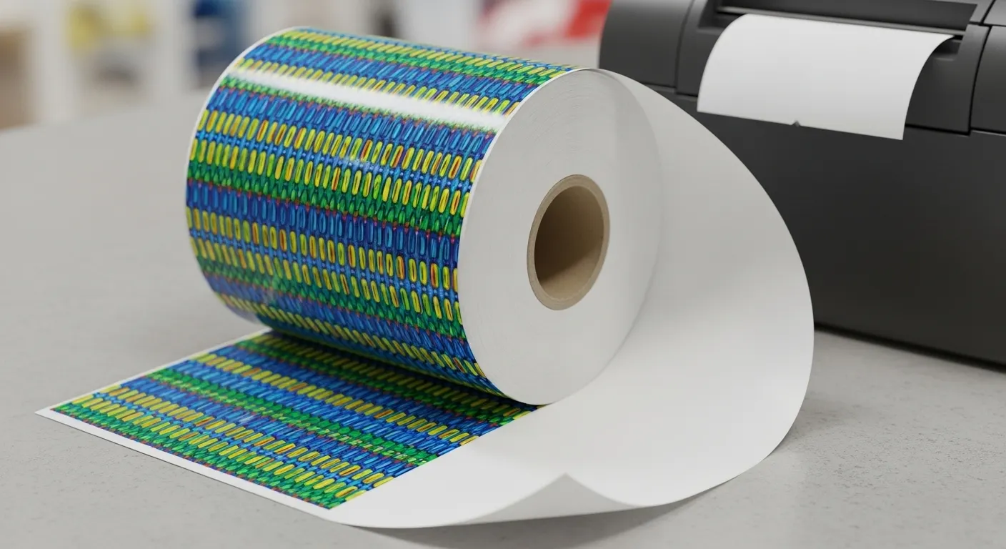 rotolo termico stampato a colori