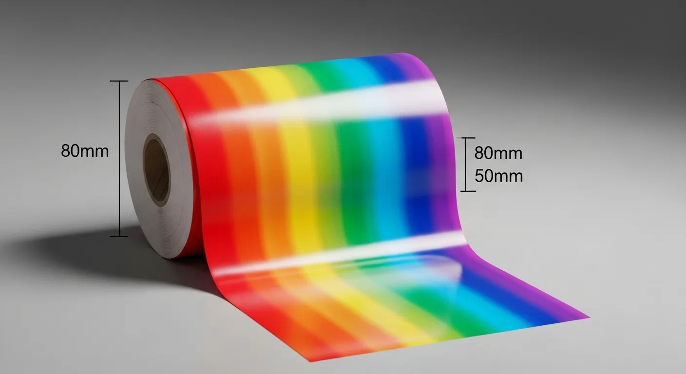 color printed thermal roll