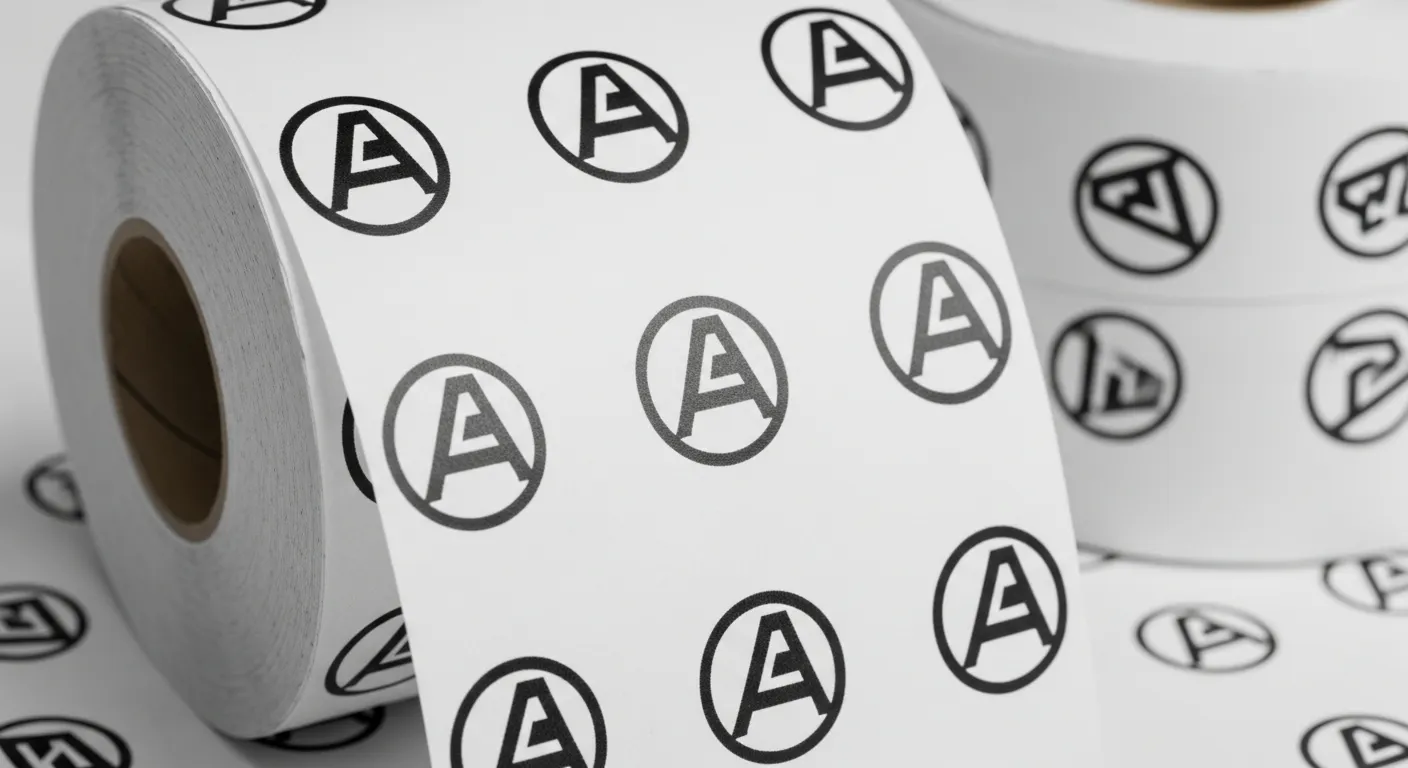 logo printed thermal roll