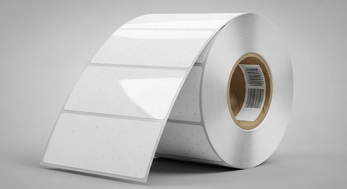 semi TOP coated label