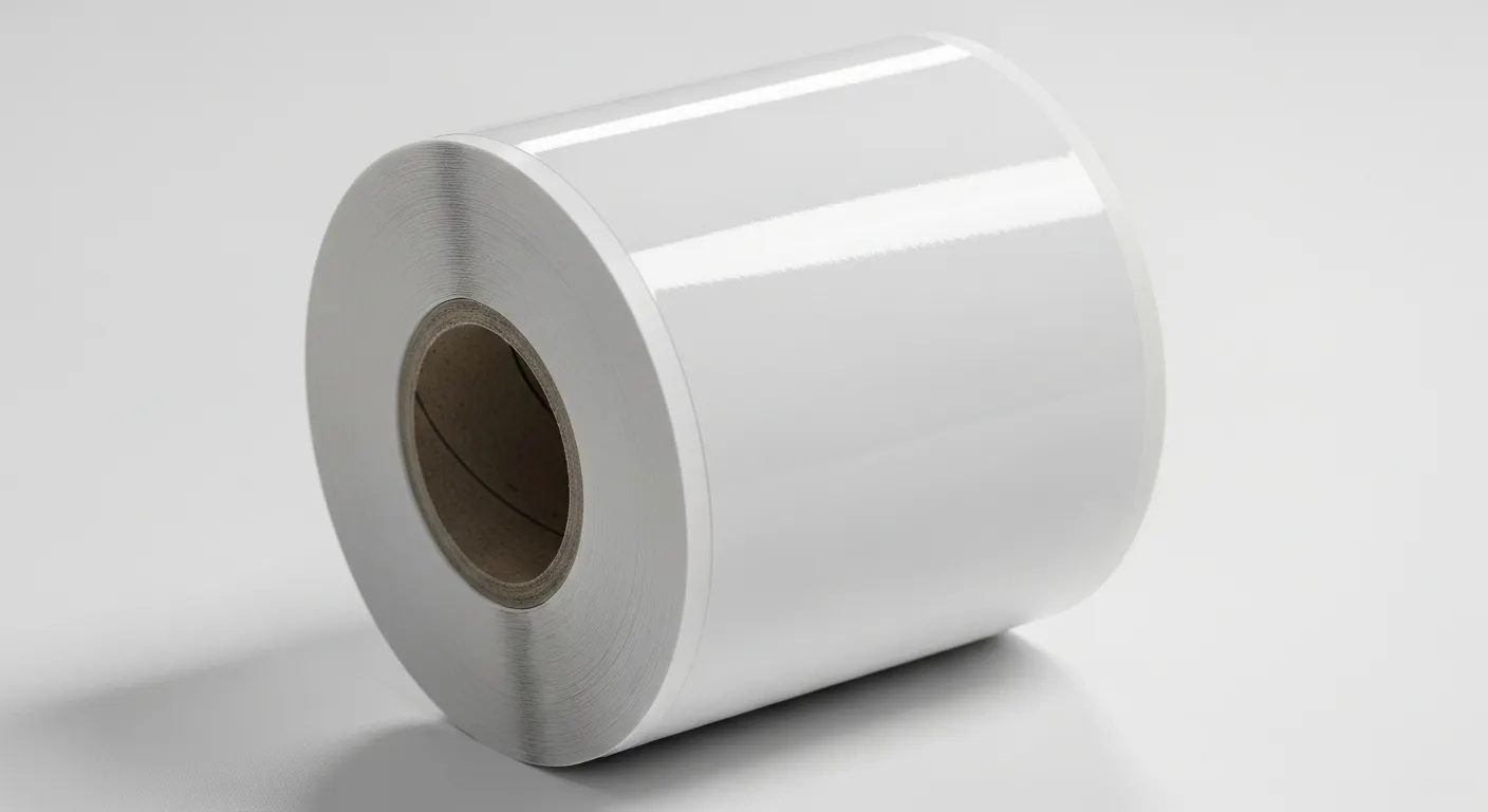 semi TOP coated label sticker paper roll