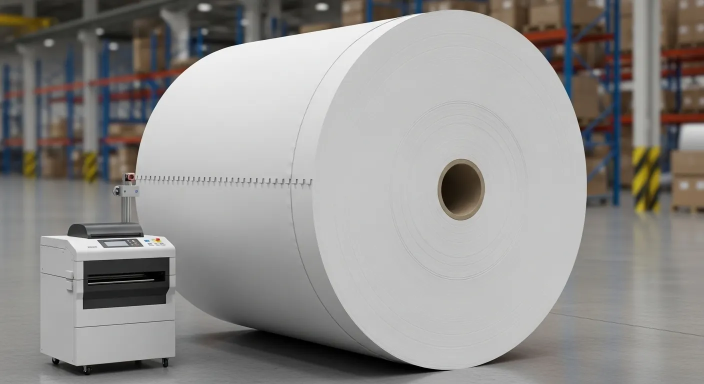 لفة جامبو ورقة حرارية