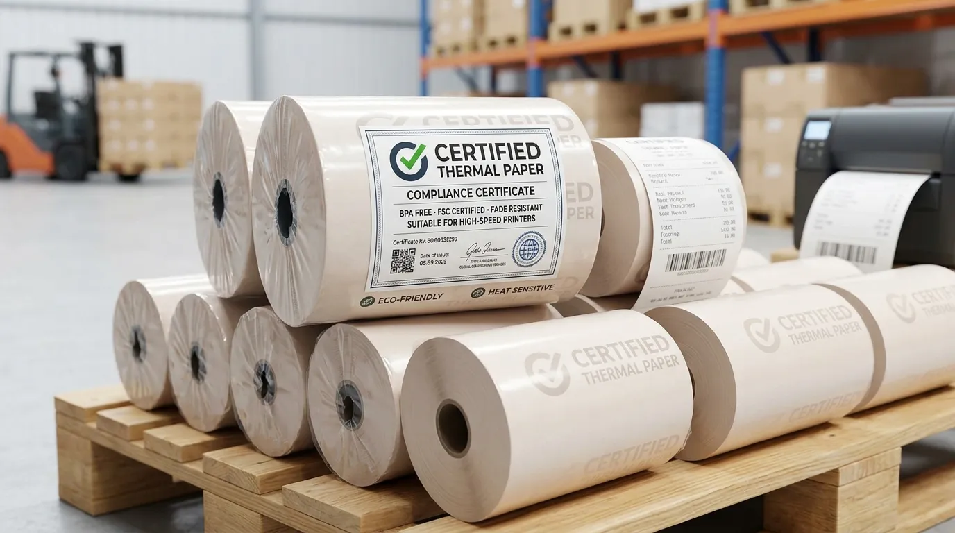 certified thermal paper