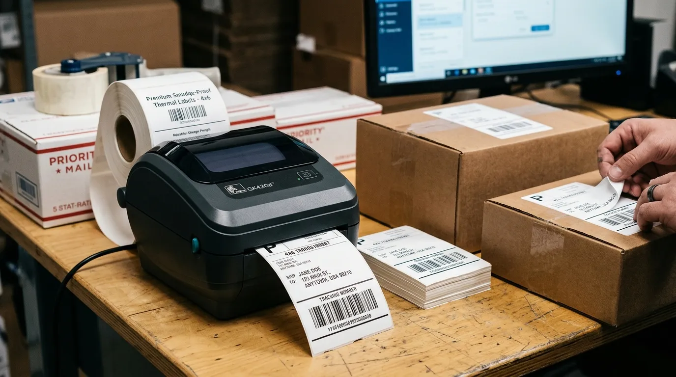 shipping labels for ecommerce packaging