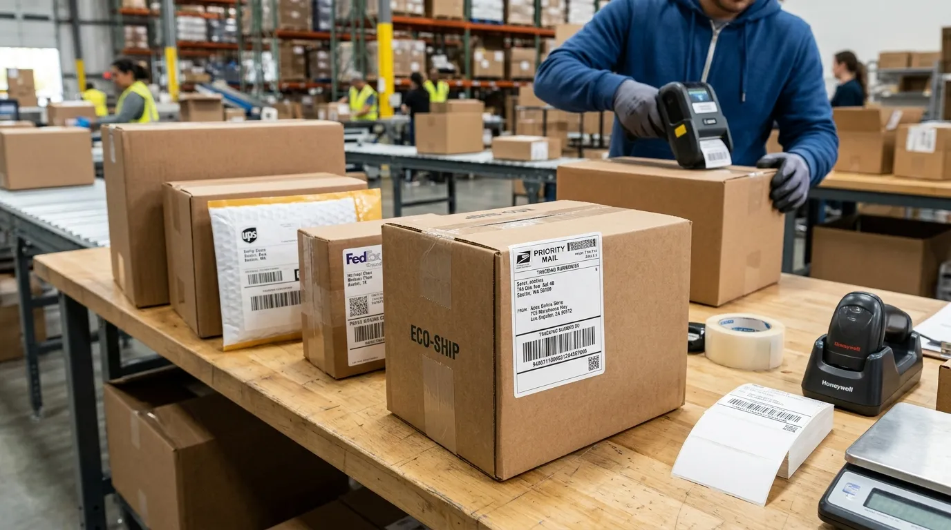 shipping labels for ecommerce packaging