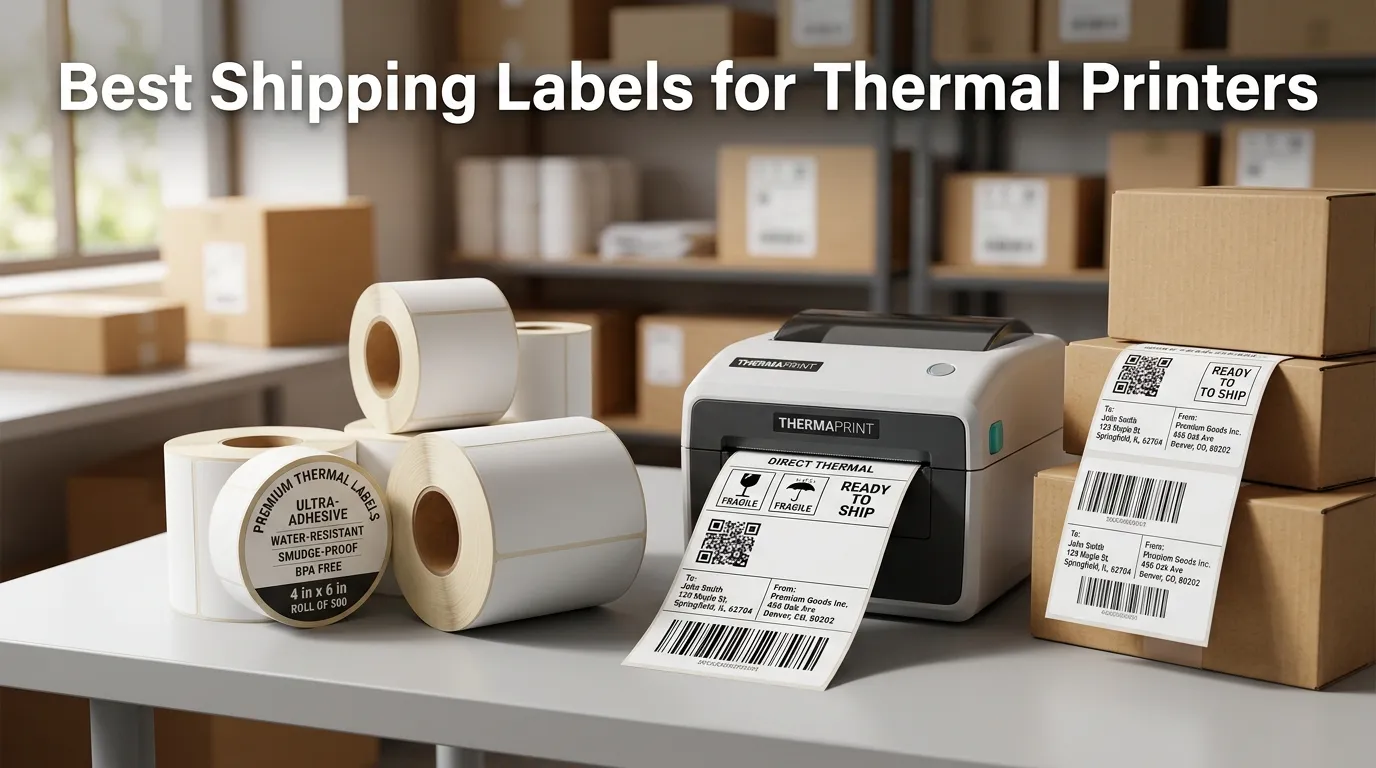 waterproof shipping labels for packaging